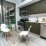 Ocean View Apartment With Balcony, Kitchen, Gym, Restaurants And Rooftop Pool